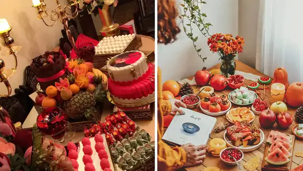عکس ایده شب یلدای عروس