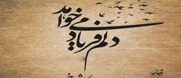 عکس نوشته آزرده دل از کوی تو رفتیم