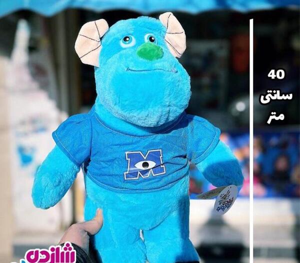 عکس عروسک آبی بزرگ