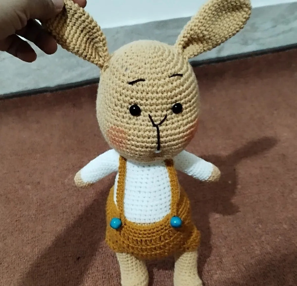 عکس عروسک بافتنی خرگوش