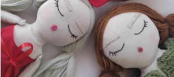 عکس عروسک پارچه ای ساده