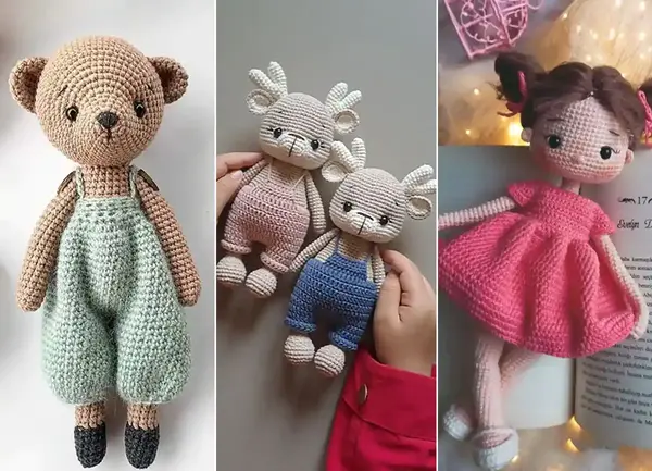 عکس عروسک کوچولو بافتنی