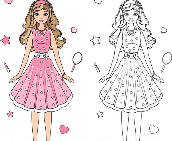 عکس لباس عروسک کاغذی