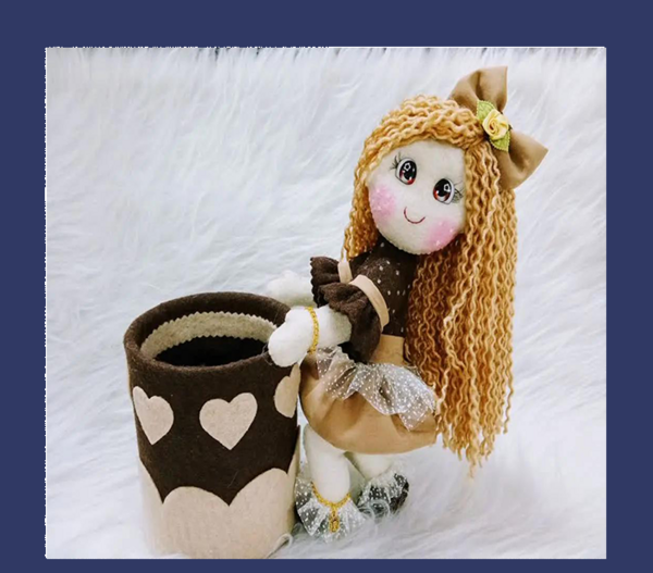عکس عروسک نمدی اژدها