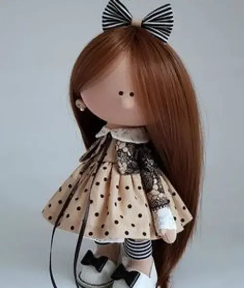 عکس کاردستی عروسک کاغذی
