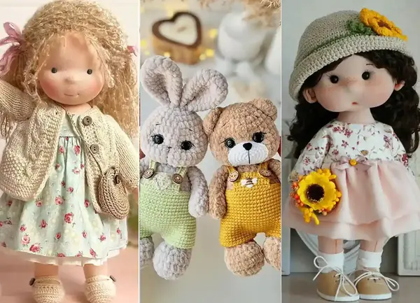 عکس عروسک قلاب بافی جدید