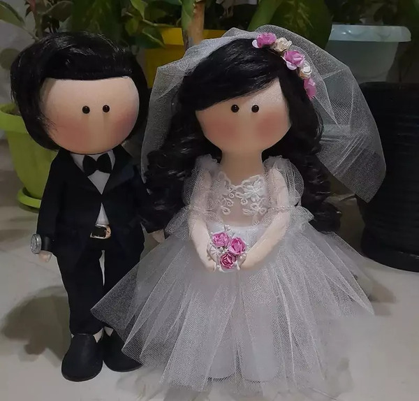 عکس عروسک روسی عروس و داماد