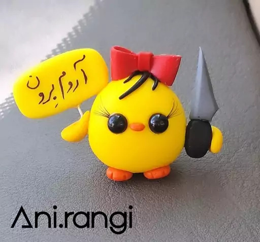 عکس عروسک با خمیر گل چینی
