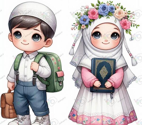 عکس عروسک پسر و دختر