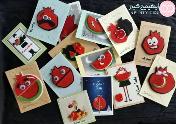 عکس ایده ی کاردستی برای یلدا
