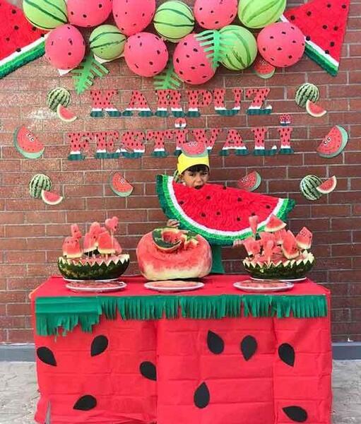عکس ایده کاردستی یلدا برای مدرسه