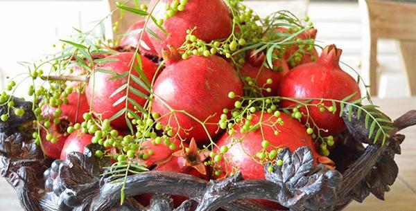 عکس ایده شب یلدا انار