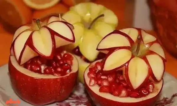 عکس ایده شب یلدا انار