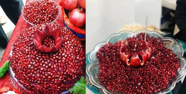 عکس ایده یلدا با انار