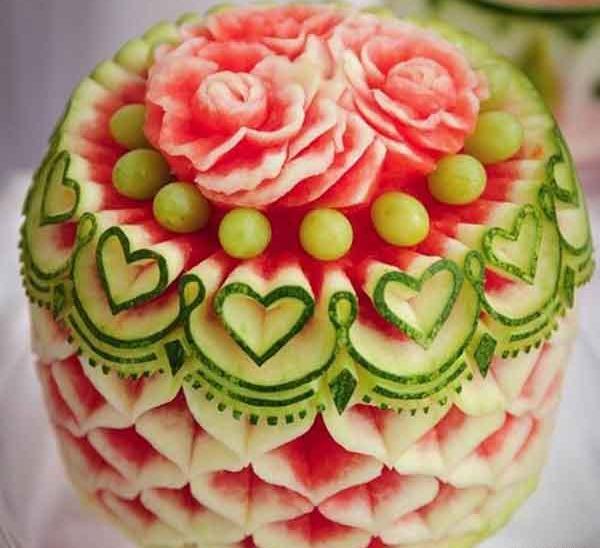 عکس ایده برای شب یلدا هندوانه