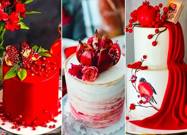 عکس ایده برای شب یلدا کیک