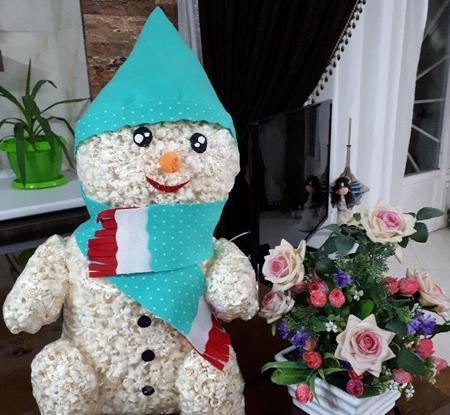 عکس ایده پفیلا شب یلدا برای مدرسه