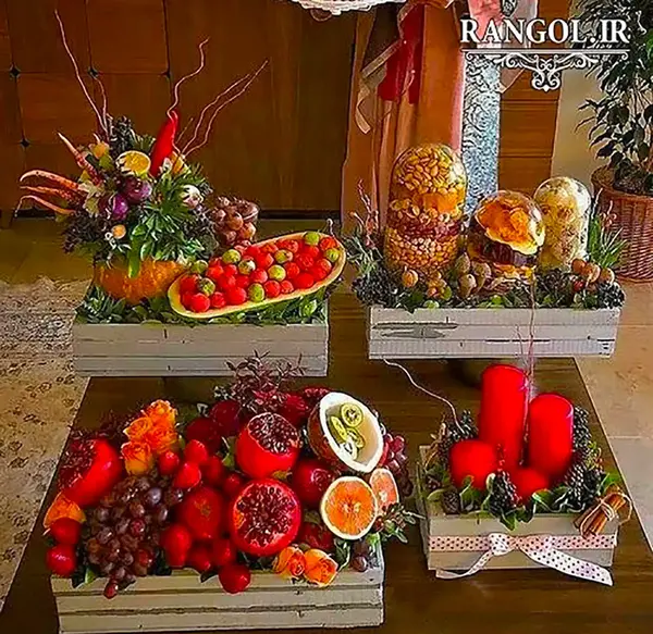 عکس ایده برای تزیین یلدایی