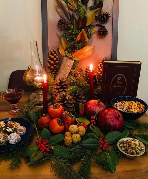 عکس ایده برای تزیین یلدایی