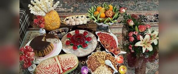 عکس ایده برای تزیین شب یلدا عروس