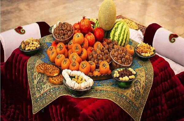 عکس ایده برای تزیین شب یلدا