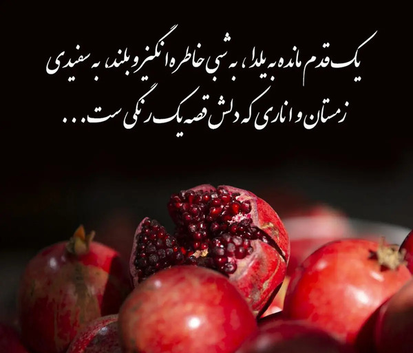 عکس ایده برای تبریک شب یلدا