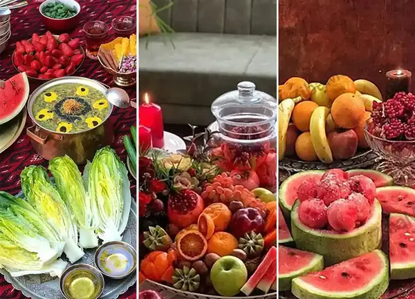 عکس ایده تزیین یلدا برای عروس
