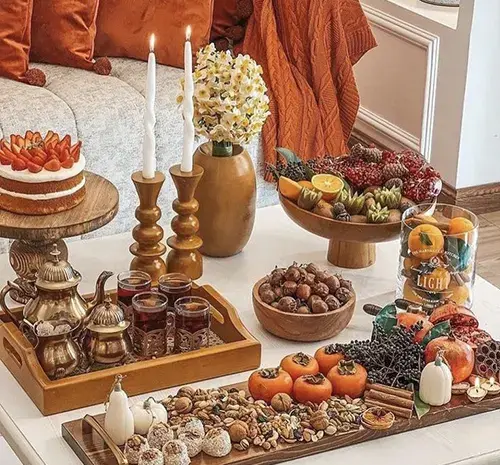 عکس ایده برای تزیینات یلدا