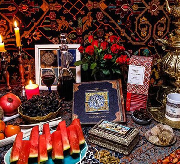 عکس ایده تبریک یلدا کوتاه