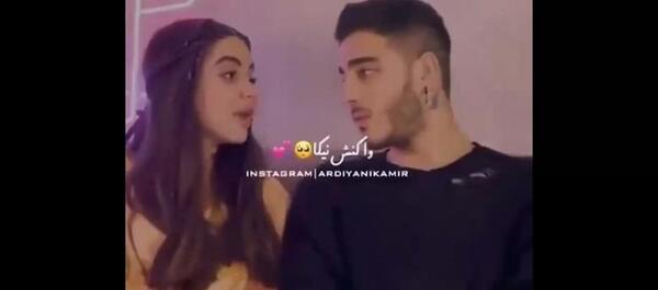 عکس عاشقانه نیکا فلاحی و امیر روز