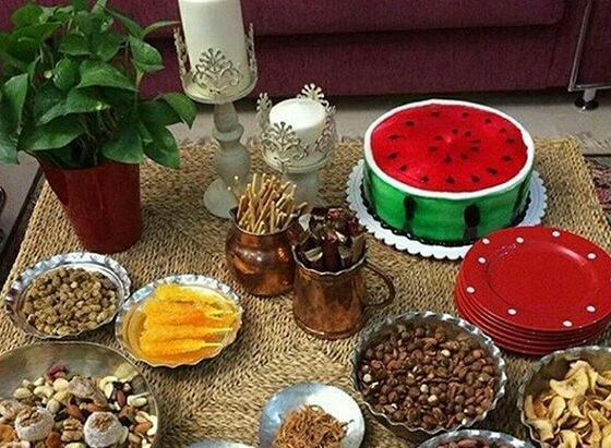 عکس ایده تنقلات شب یلدا