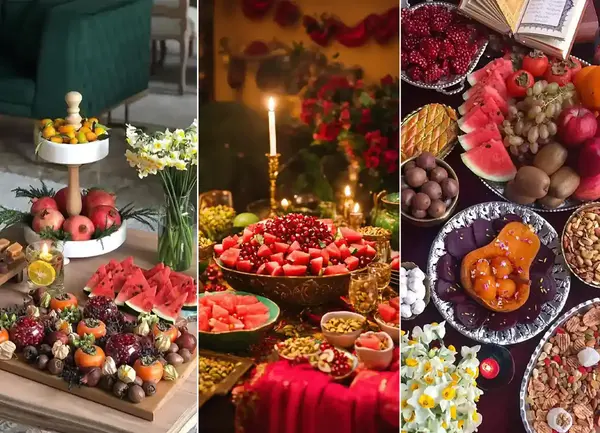 عکس ایده های شب یلدا جدید