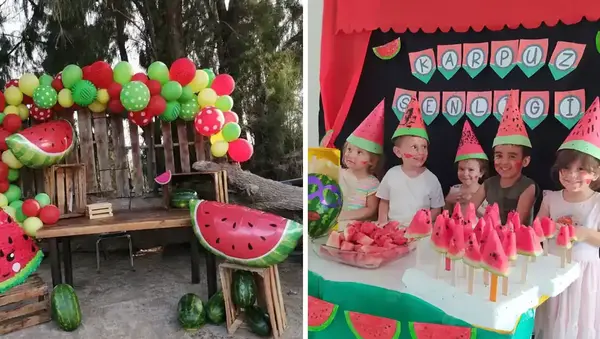 عکس ایده جشن یلدا مدرسه