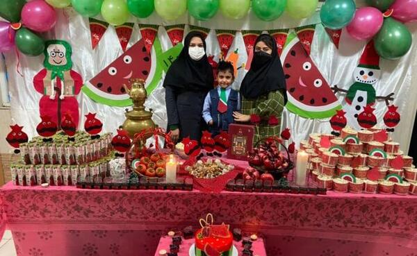 عکس ایده های جشن یلدا در مدرسه