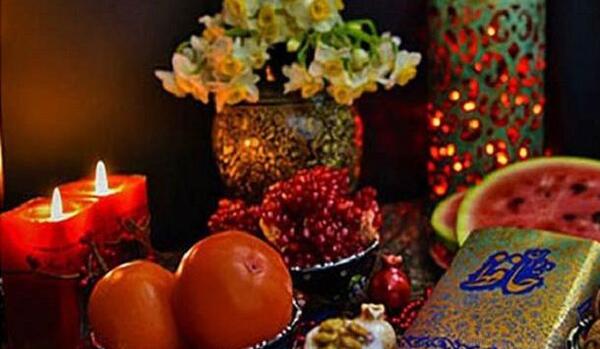 عکس ایده چیدمان یلدایی ساده