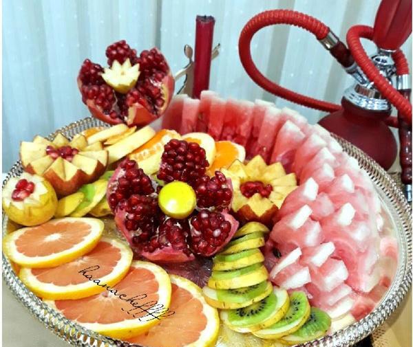 عکس ایده خوراکی شب یلدا برای مدرسه