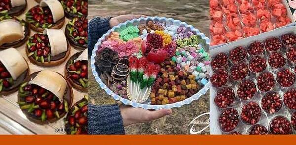 عکس ایده خوراکی برای شب یلدا در مدرسه