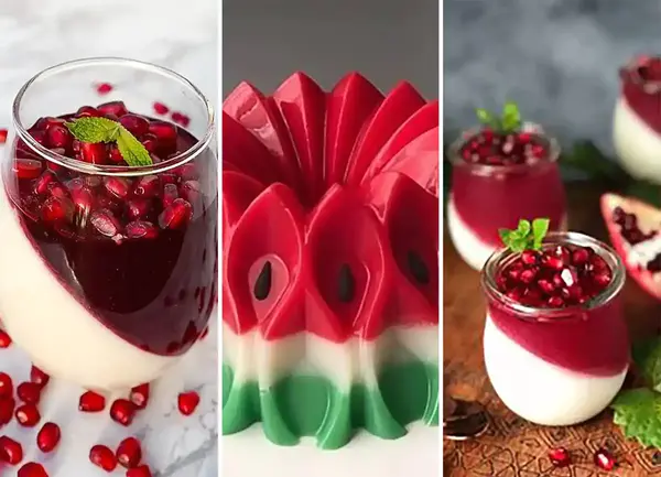 عکس ایده شب یلدا با ژله