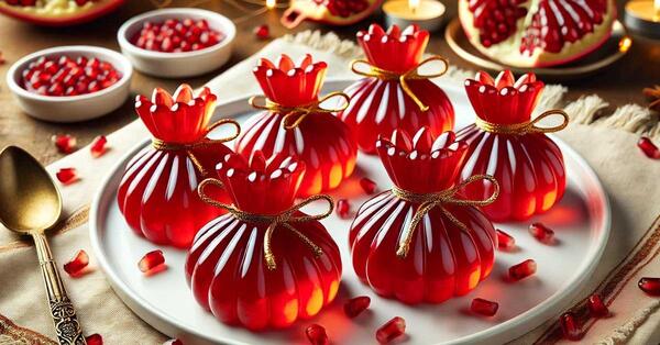 عکس ایده شب یلدا با ژله