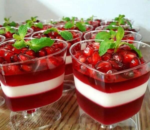 عکس ایده شب یلدا با ژله