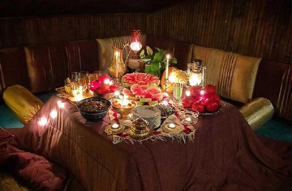 عکس سفره یلدا ایده