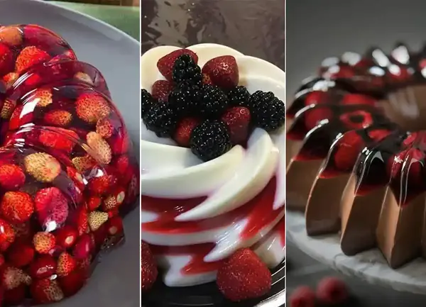 عکس ایده ژله شب یلدا ساده