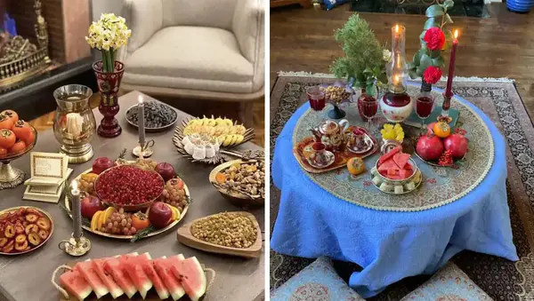 عکس ایده یلدا ساده و شیک