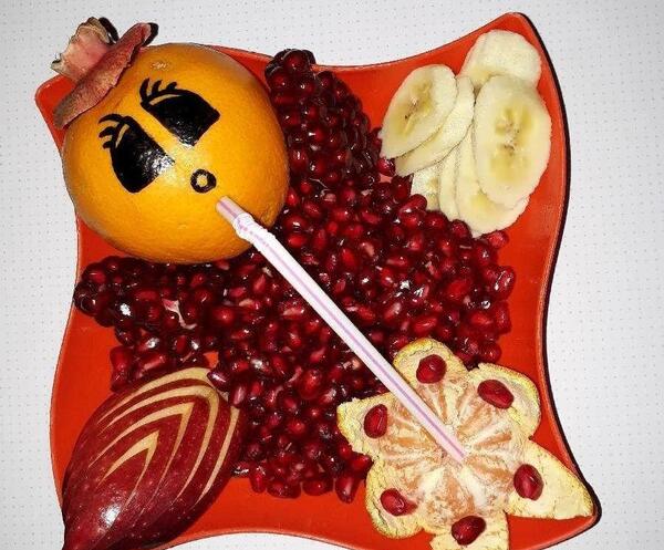 عکس ایده یلدا ساده برای مدرسه