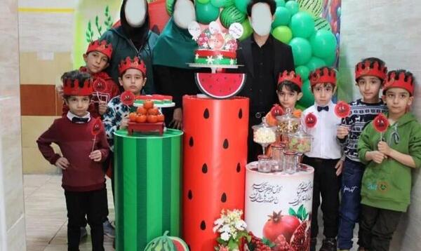 عکس ایده برای شب یلدا مدرسه پسرانه