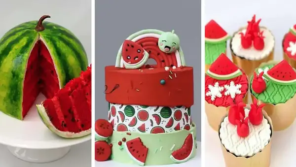 عکس ایده کیک شب یلدا برای مدرسه