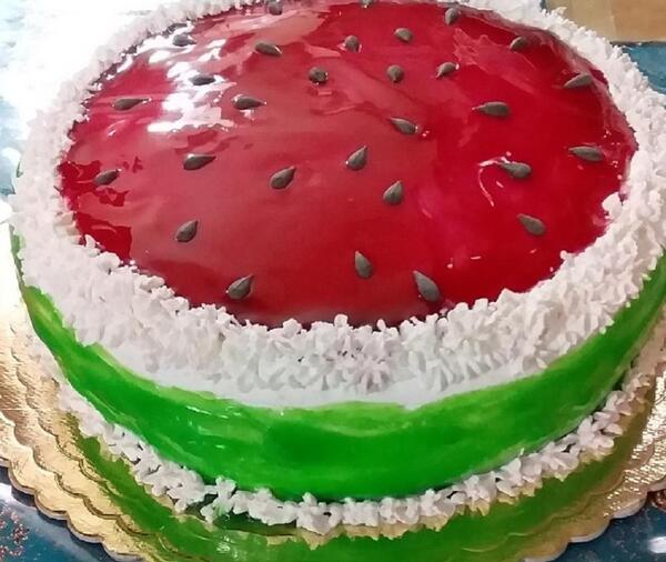 عکس ایده تزیین کیک شب یلدا