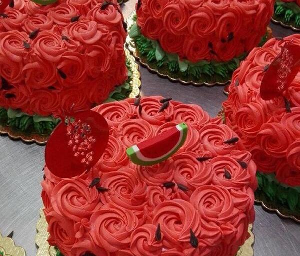 عکس ایده ی کیک شب یلدا