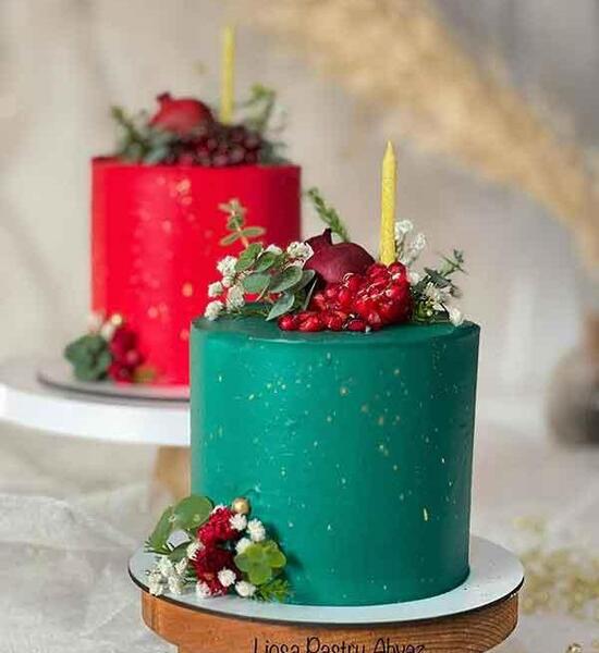 عکس ایده های کیک شب یلدا