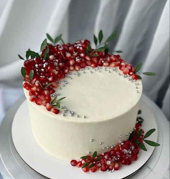 عکس ایده برای کیک یلدایی